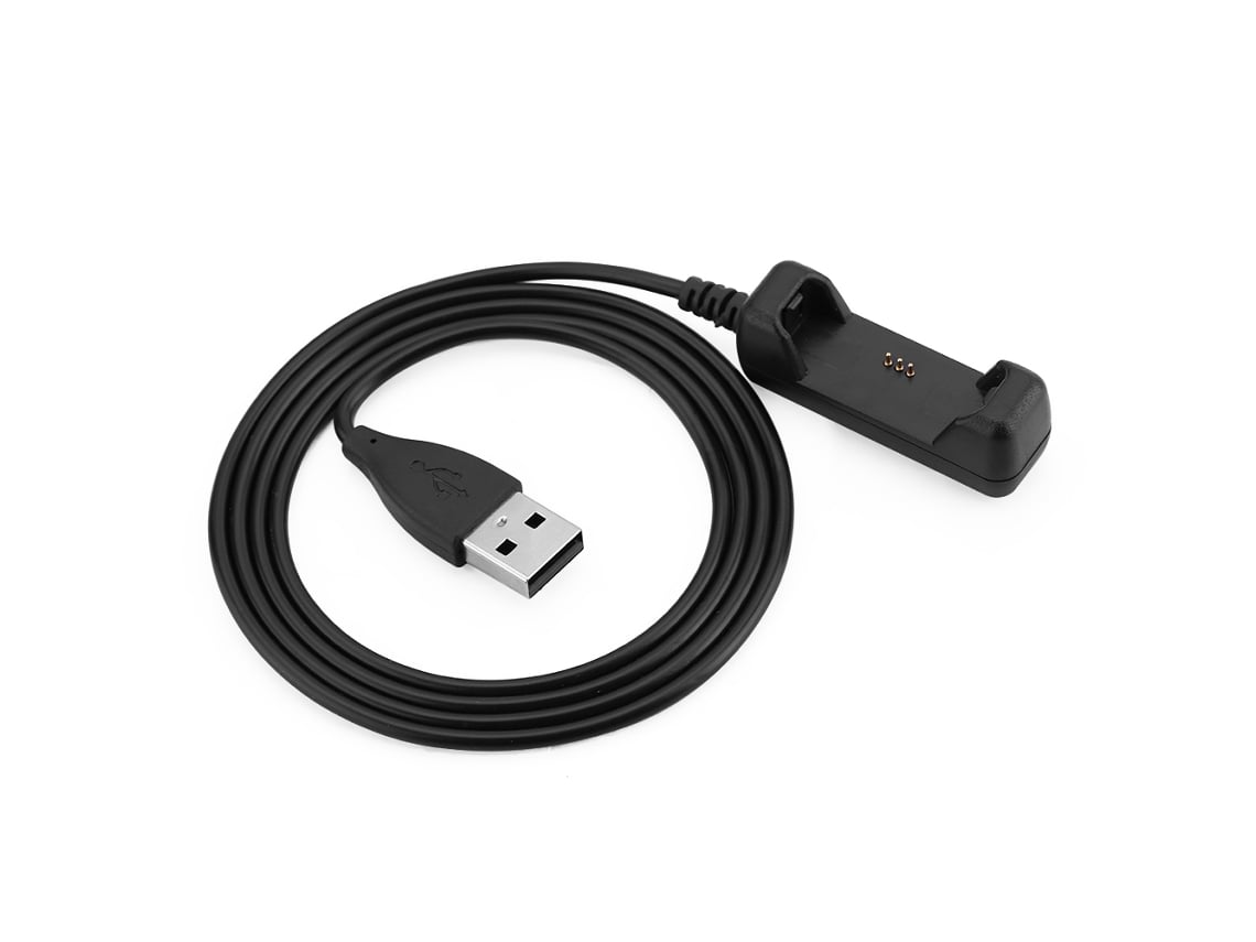 Cabo de Carregamento EOOCOO compatível com Fitbit Flex2 1m Cabo de Dados Preto