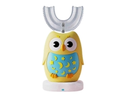 Escova de Dentes Infantil em Formato U com Cabeça Silicone Macio, Limpeza Oral 360°, Elétrica Pa Ra Crianças. GOKOCO