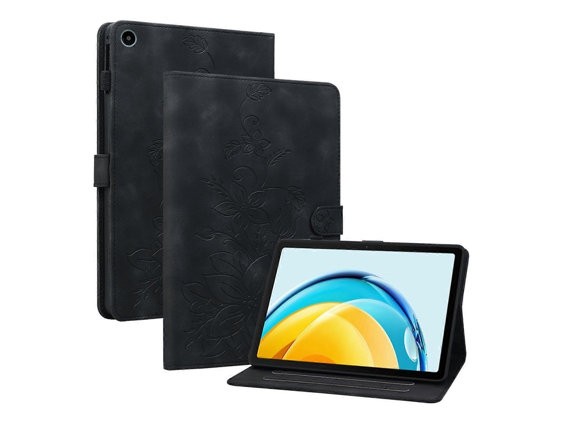 Capa de couro com relevo Lily Webake para tablet