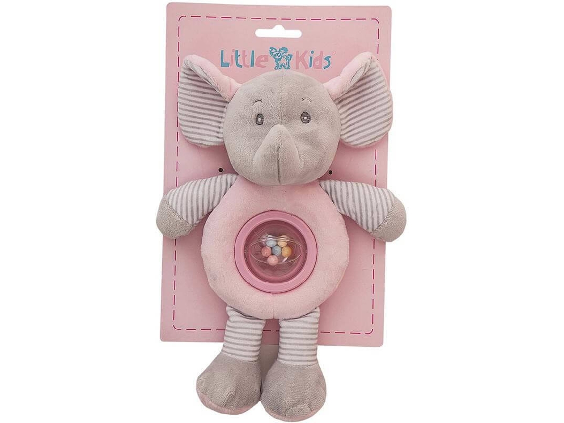 Chocalho DISFRAZZES de Elefante com Bolinhas (25 cm - Rosa)