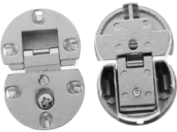Conjunto De 4 Dobradiças Liga Zinco Reforçadas Para Portas Móveis,