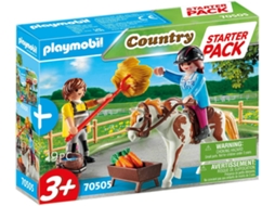 PLAYMOBIL Starter Pack Quinta de Cavalos: Set Adicional (Idade Mínima: ‍3 Anos - 18 Peças)