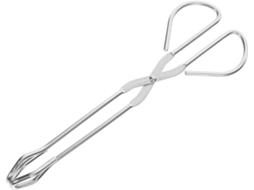 Pinça Para Churrasco De Aço Inoxidável 24cm, Leve E Com Design Antiderrapante, Ideal Para Churrascos E Grandes Eventos