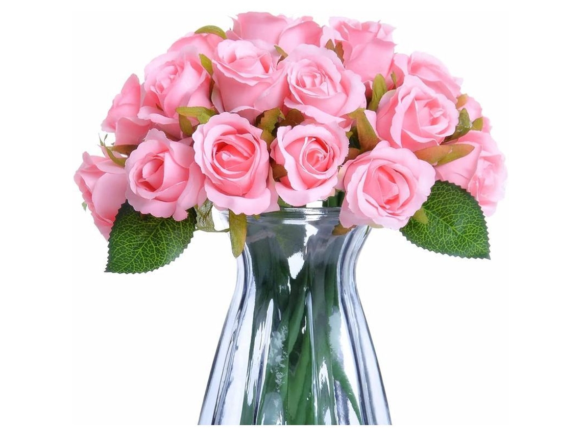 Ramo de Rosas Artificiais Nova Line, 24 cabeças, seda, casamento, marca S/MARCA