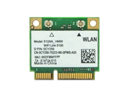 Placa De Rede Sem Fio Wi Fi Dual Band 5100agn 512an Hmw 300mbps 802.11abgn Mini Pci E De Meia Altura Para Laptop Aquaforge