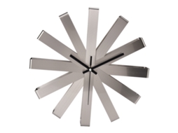 Reloj De Pared De Acero Inoxidable Silencioso Moderno Decorativo Colgante Para Dormitorio Y Sala De Estar