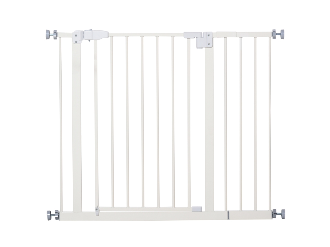 Porta para cães com sistema de fechamento automático, comprimento ajustável, 74-97,5x76,2cm BRANCO | S/MARCA