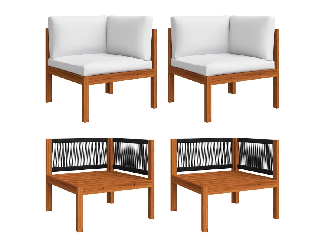 Corner Sofa, Corner Sofas Vidaxl Branco Madeira (n/a)