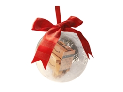 Laxiscreed Bola De Natal Transparente Com Luzes Led, Enfeite Para Árvore De Natal