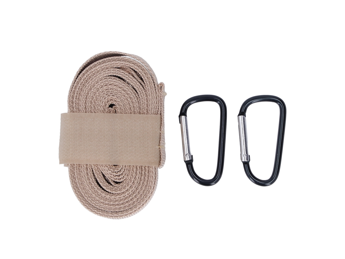 Nxcinta de Armazenamento para Camping, 3,1 M Comprimento, Nylon Durável, Ajustável, 7 Furos Redondos, Amplamente Utilizada, Redes com 2 Mo AQUAFORGE