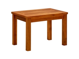 Vidaxl Mesa De Centro P/ Jardim 50x35x36 Cm Madeira De Acácia Maciça