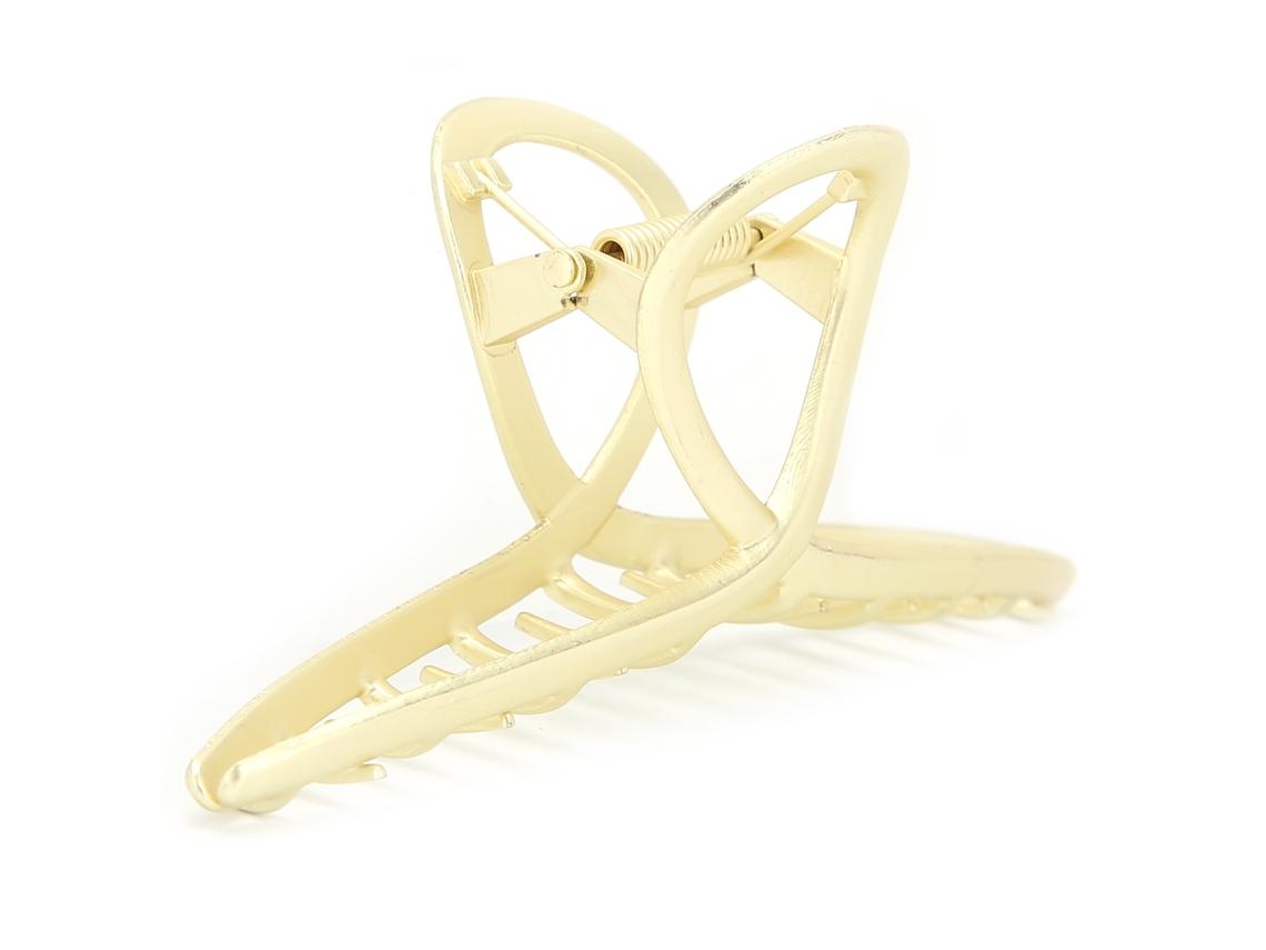 2026 pinzas de Cabelo para Mulheres com Grip Forte e Antiderrapante, Pinzas de Mandíbula Dourado Fosco, Clips de Cabelo