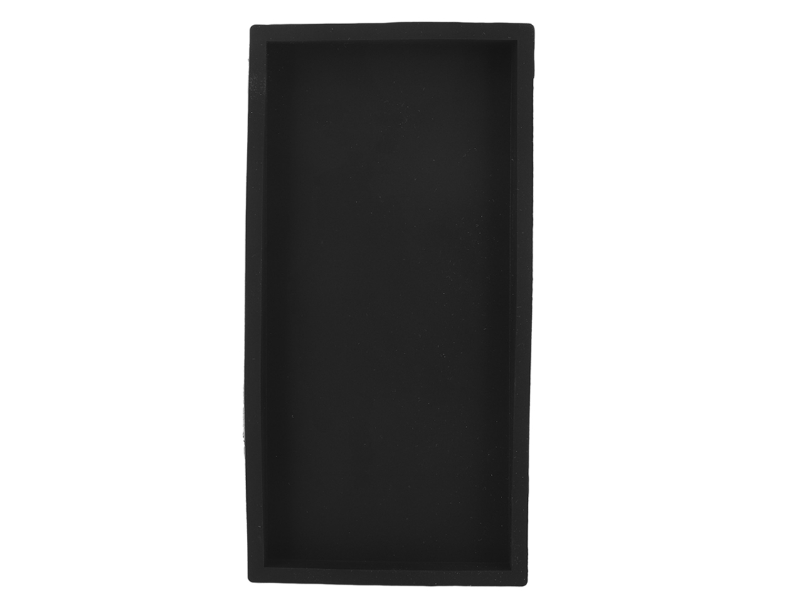 Tabuleiro De Silicone Para Cozinha E Cosméticos Armazenamento Preto Pequeno