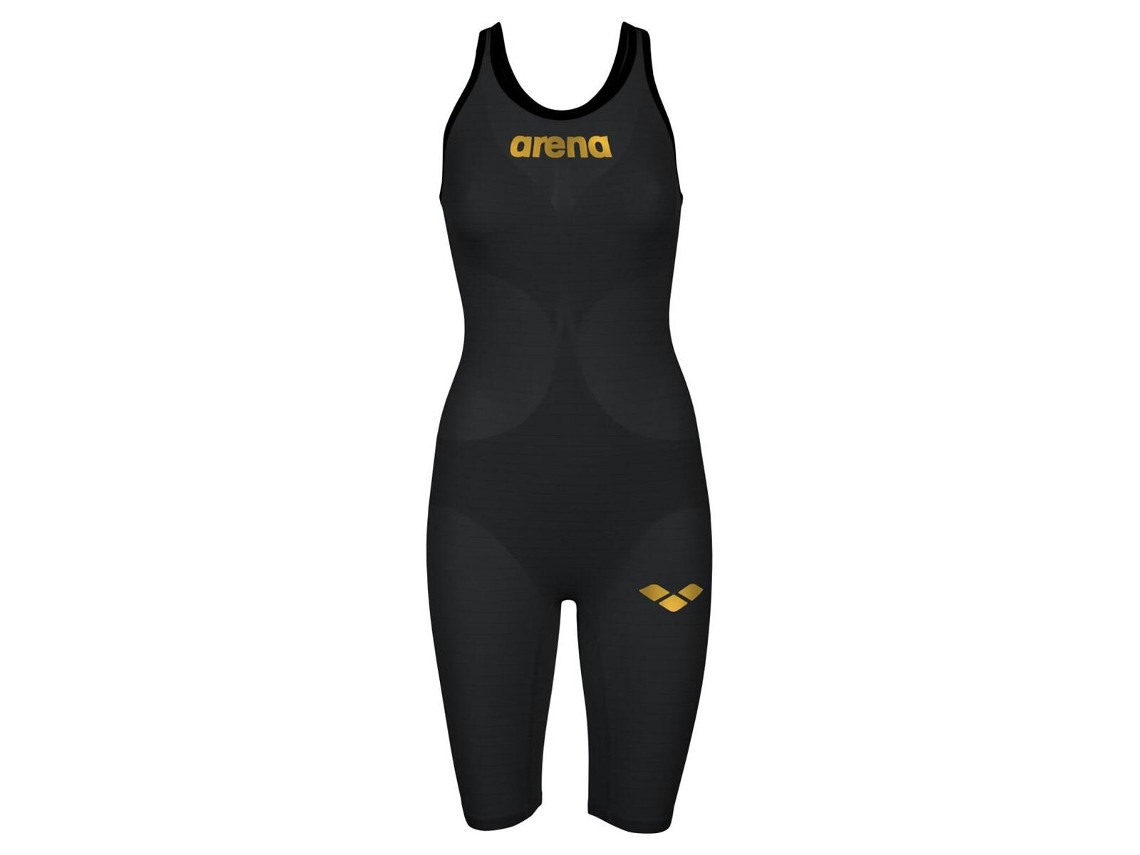 Fato de Banho de Mulher para Natação ARENA Powerskin Cb Carbono Preto (28)