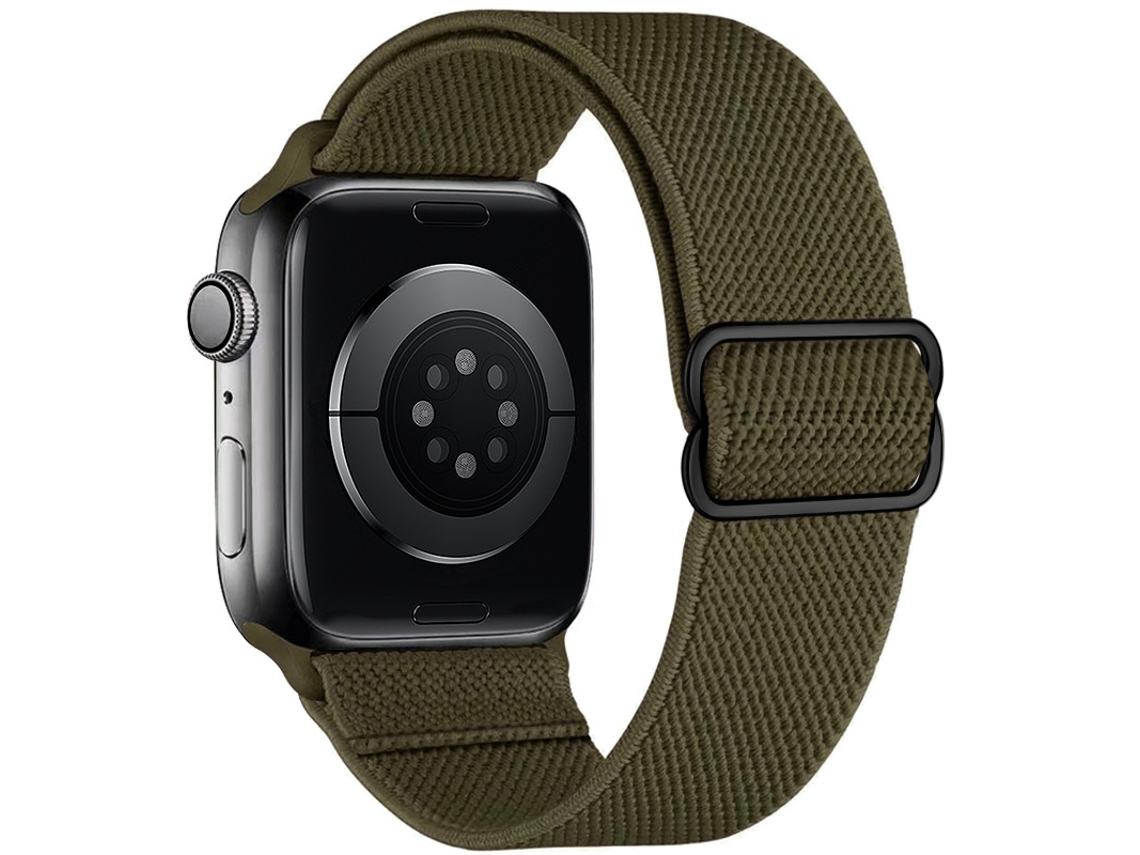 Bracelete Para Apple Watch 42/44/45/46/49mm Verde Oliva Cuich
