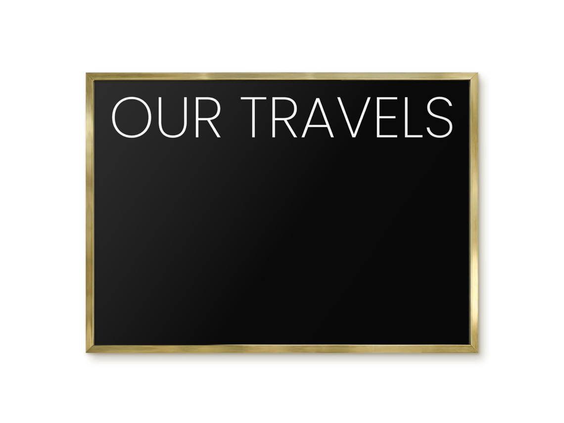 Magnetic Board For Wall Our Travels For The Bedroom Espelharte (70x50 Cm)