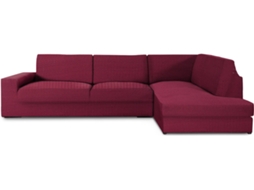 Capa de Chaise Longue de Canto Direita EYSA Premium Jaz Tecido Multielástico (500 x 110 x 120 cm - Poliéster e Algodão - Burdeos)