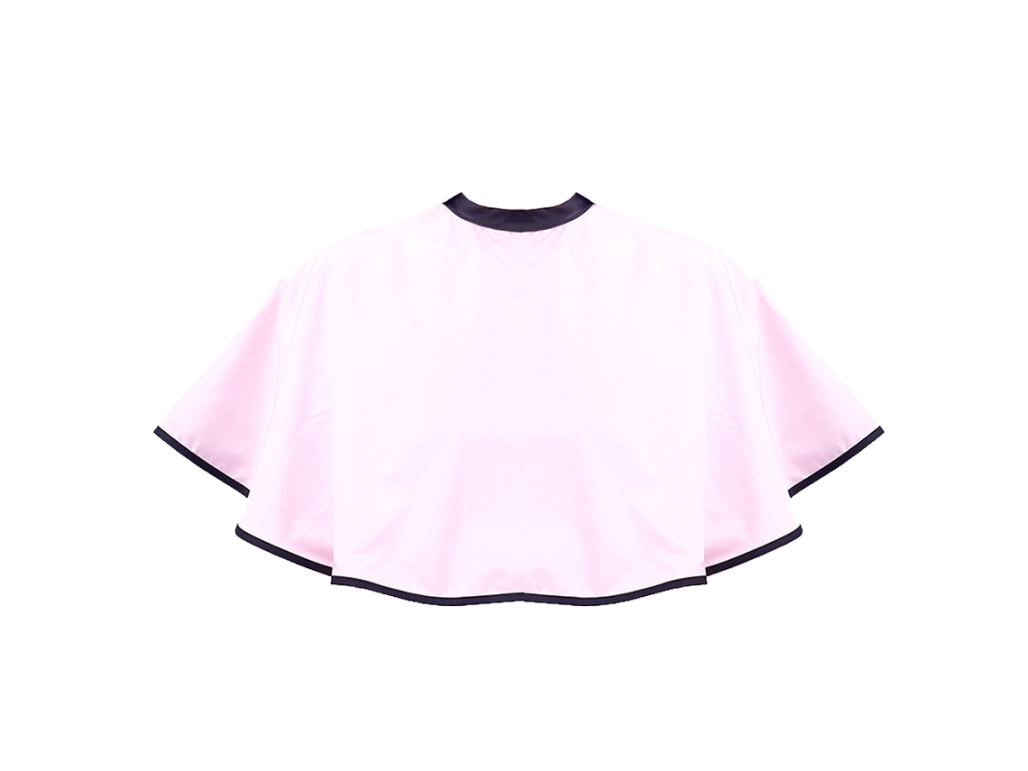 Capas de Maquiagem para Clientes Capa de Salão para Pentear Touca de Maquiagem Salão Profissional Curto Rosa