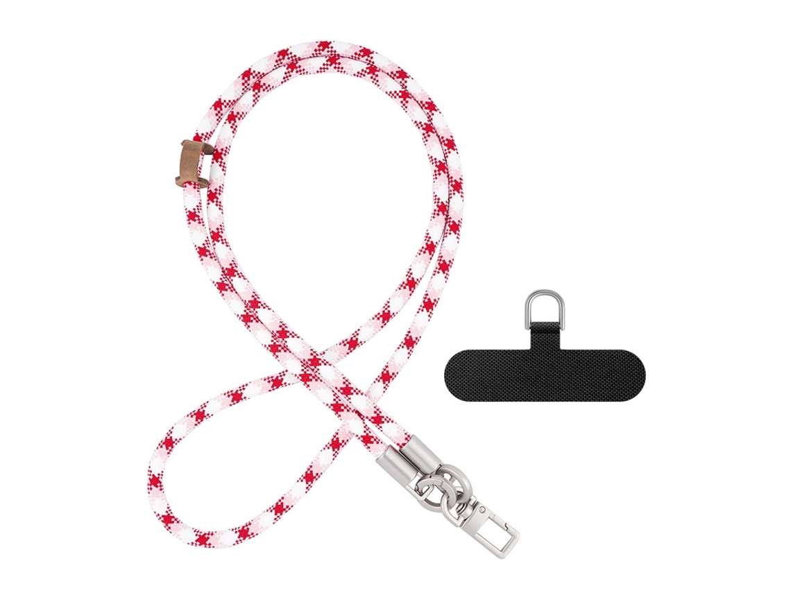 Lurelia Cordão Para Telemóvel Ajustável Anti-perda Transversal 7mm 120 Cm