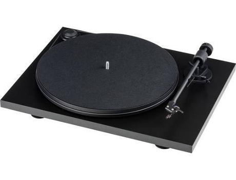 Gira-Discos PRO-JECT Primary E Piano Preto (Manual - Correia - Velocidade: 33 1/3 - 45)