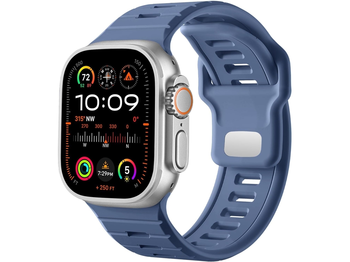 Pulseira de silicone para relógio com 45 42 Mm Design Premium S/MARCA
