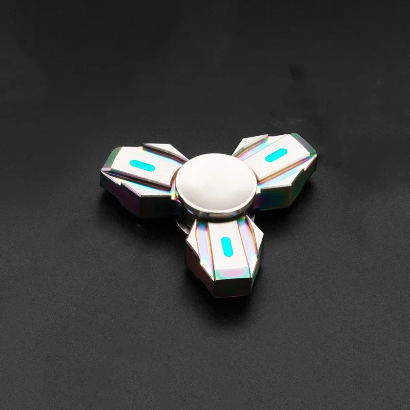 Mini Spinner Anti-stress Colorido Com Luzes
