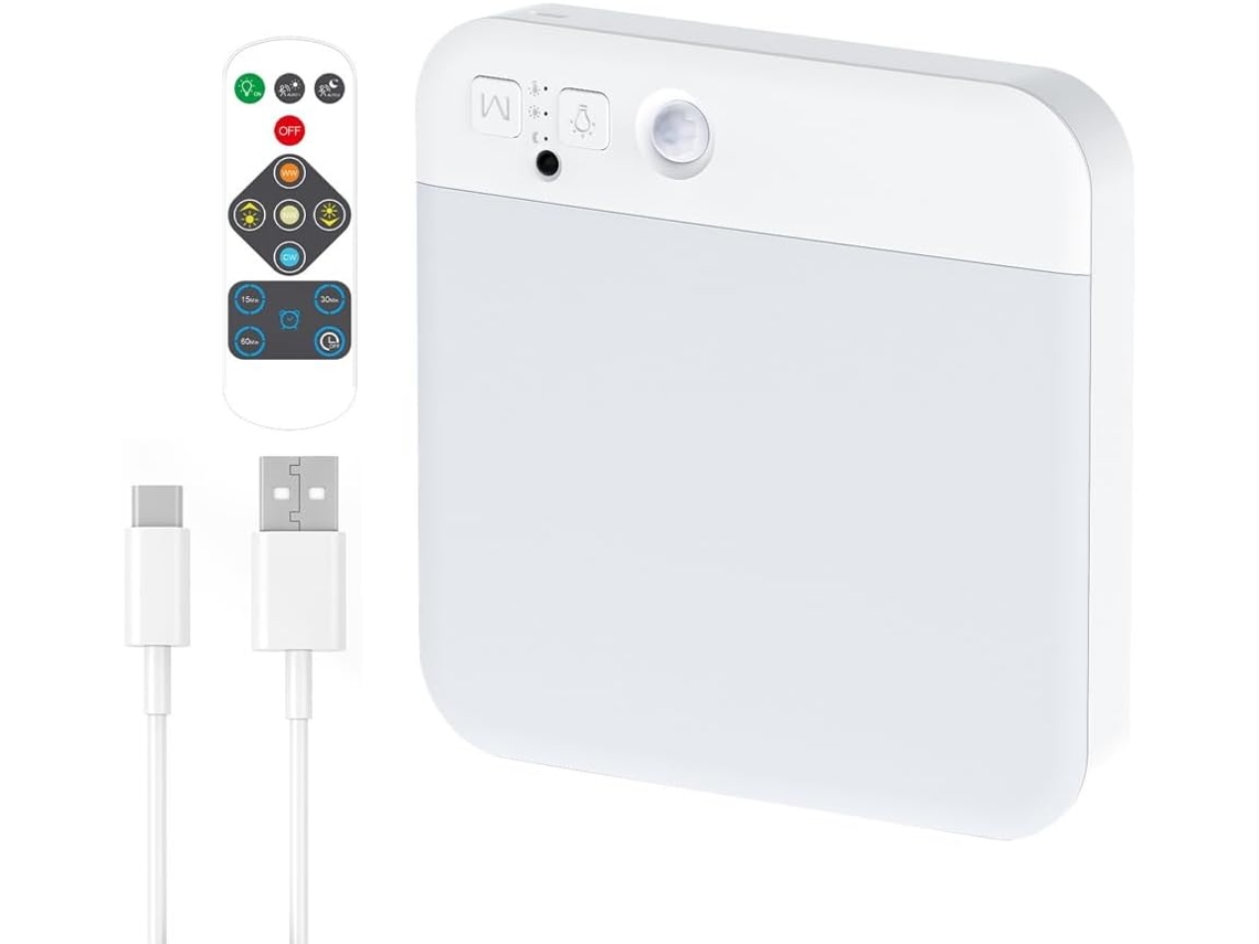 Luminária De Teto Recarregável Com Sensor De Movimento Luminária De Teto Sem Fio, Alimentada Por B Gokoco
