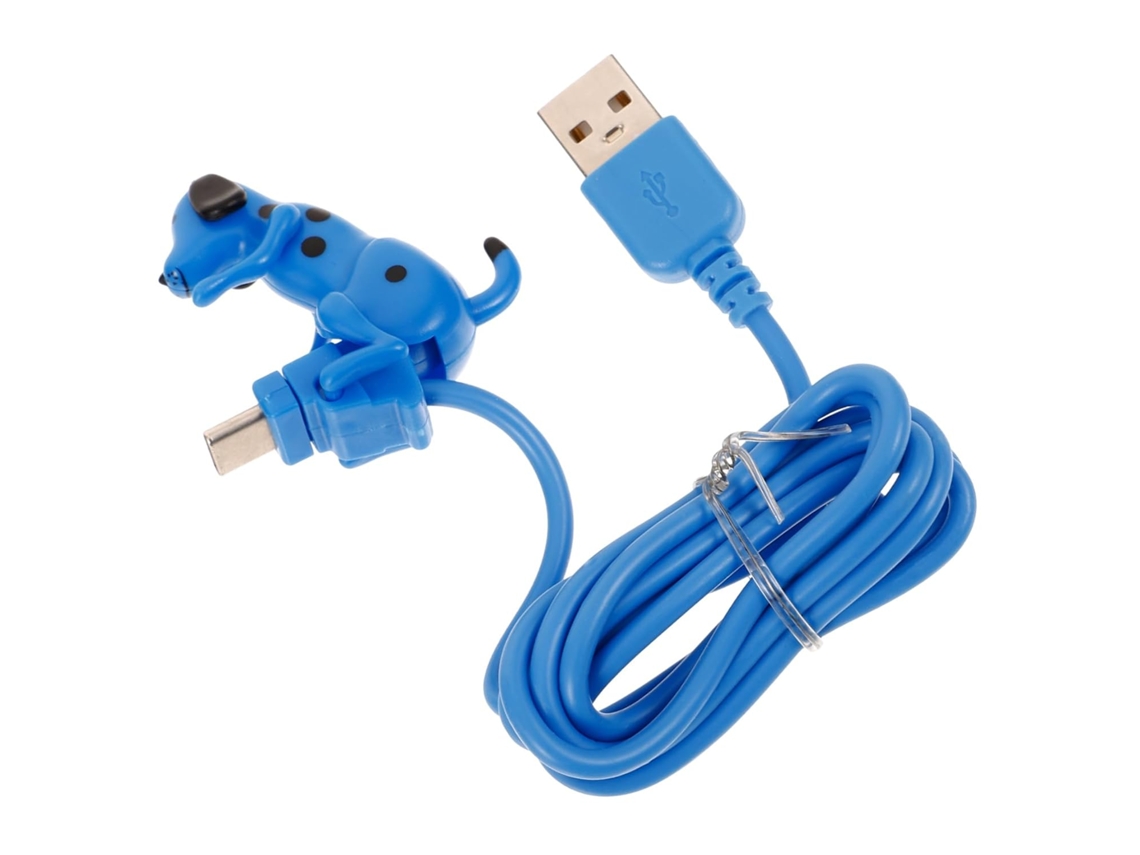Cabo Usb Tipo C De Carregamento Rápido Com Design Cachorro -