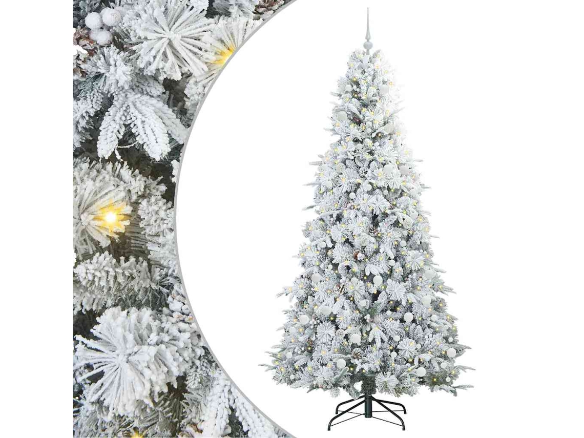 Decoração De Natal Vidaxl Verde Plástico (240 Cm)