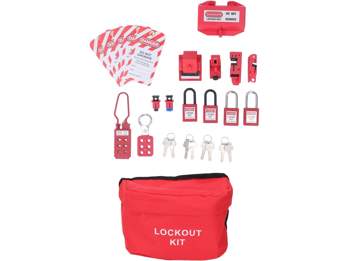 Kit de verrouillage SFUSHOS, 4 cadeados, 6 fechaduras multifuncionais