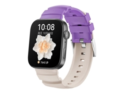 Pulseira De Silicone Com Fivela Prateada Para Huawei Watch Fit 4 Pro / Fit 4 / Fit 3