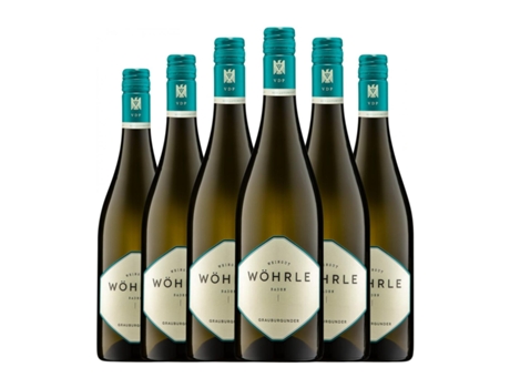 Vinho branco WÖHRLE Pinot Cinza Seco Baden (0.75 L - 6 Unidades)