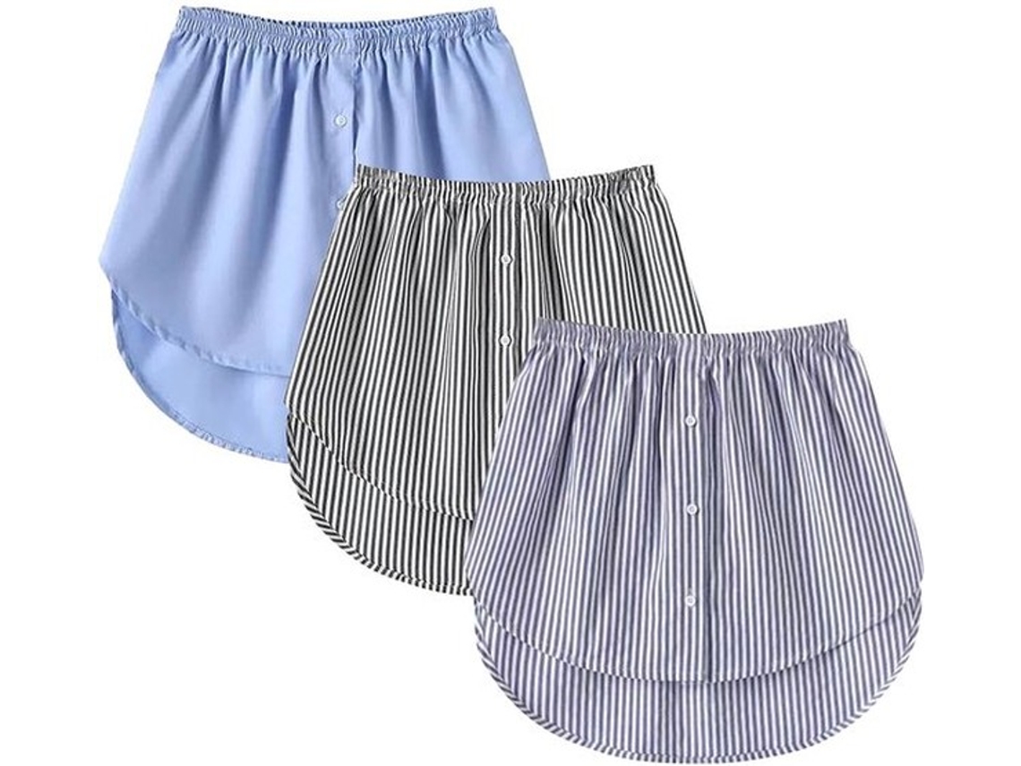 Aanvulling Voor Blouses - Verlenging Voor Dames - Mini Rok - Verlengstuk - Katoenen - Valt Klein Uit