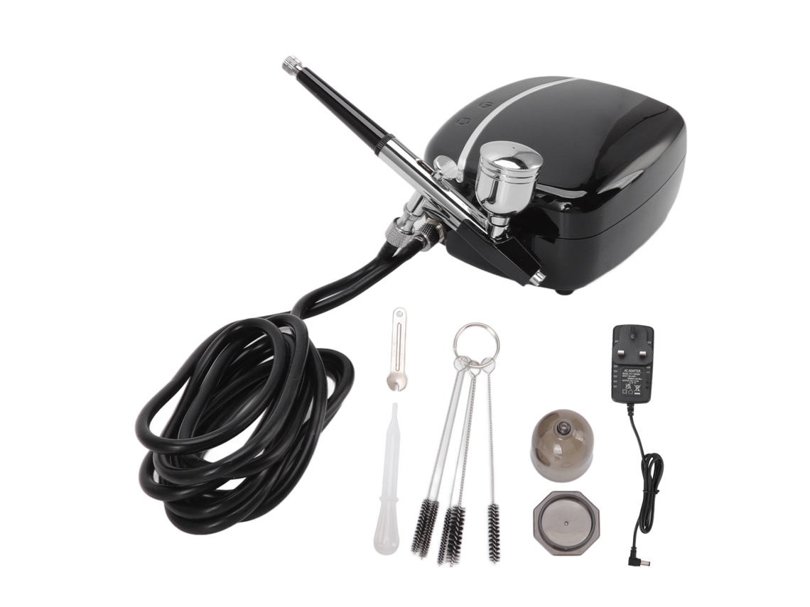Mini Compressor de Ar para Aerógrafo, Bomba de Oxigênio, Limpeza e Pintura, 100-240V