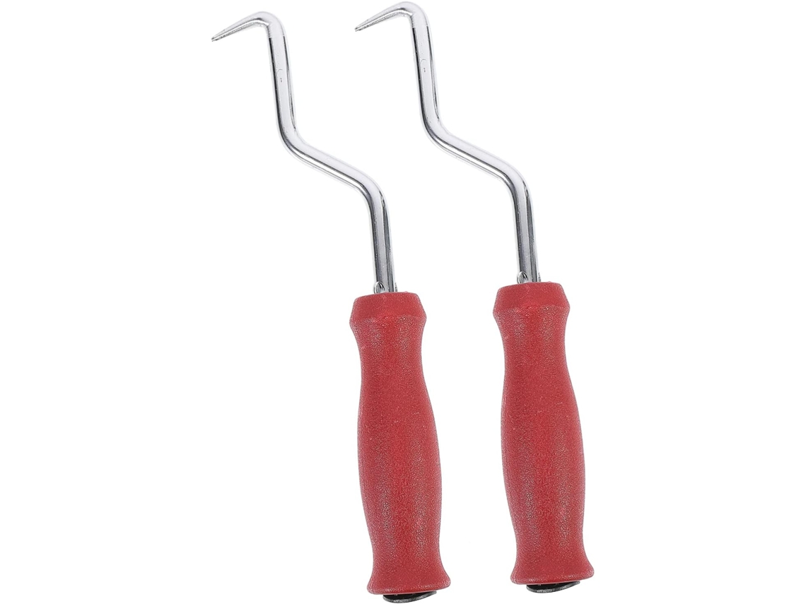 Conjunto de 2 Anzóis Curvos com Cabo para Vara de Pesca GOKOCO