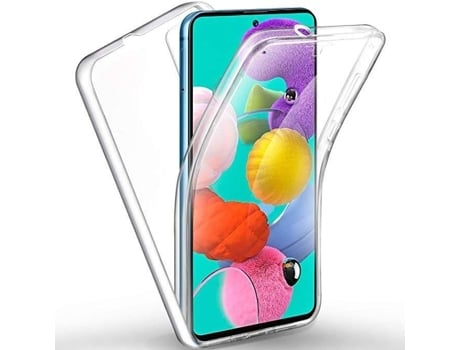 Capa Samsung Galaxy A51 360° Transparente
