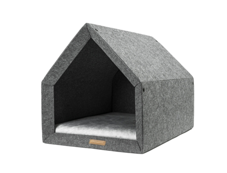 Canil Ecológico para Cão e Gato REXPRODUCT Pethome (Cinzento Escuro e Cinzento Claro - Tamanho L)