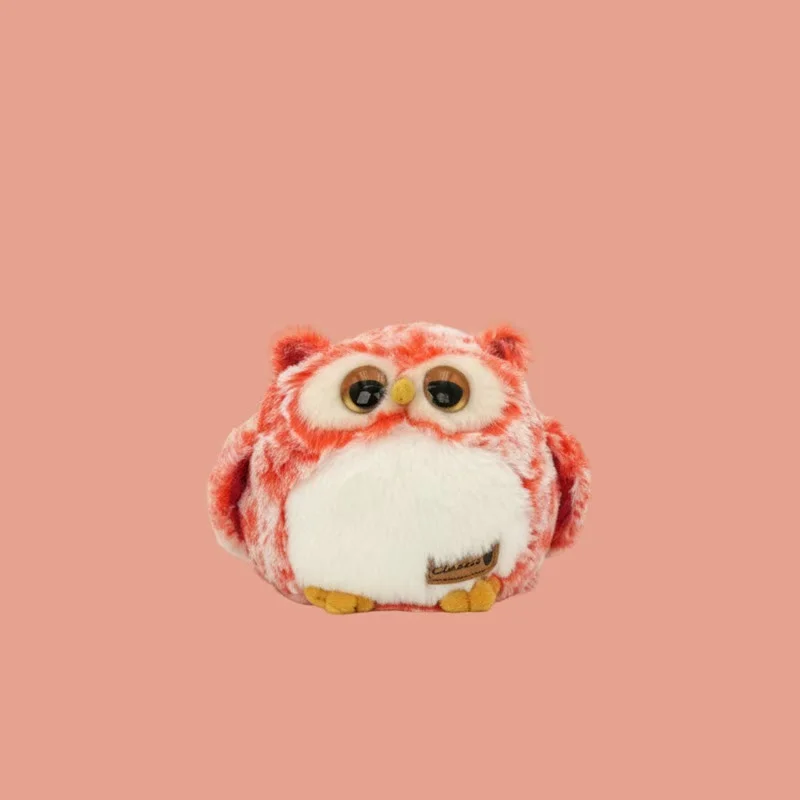 Coruja de Pelúcia Boneco de Pássaro Animal Fofo MDUG (estilo 3, 11 Cm)