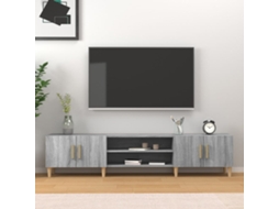 Vidaxl Móvel De Tv 180x31,5x40 Cm Derivados De Madeira Cinza Sonoma