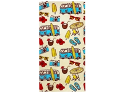 Yuysan Toalha Microfibra Praia Infantil, Absorvente E Secagem Rápida, 140x70cm Amarelo