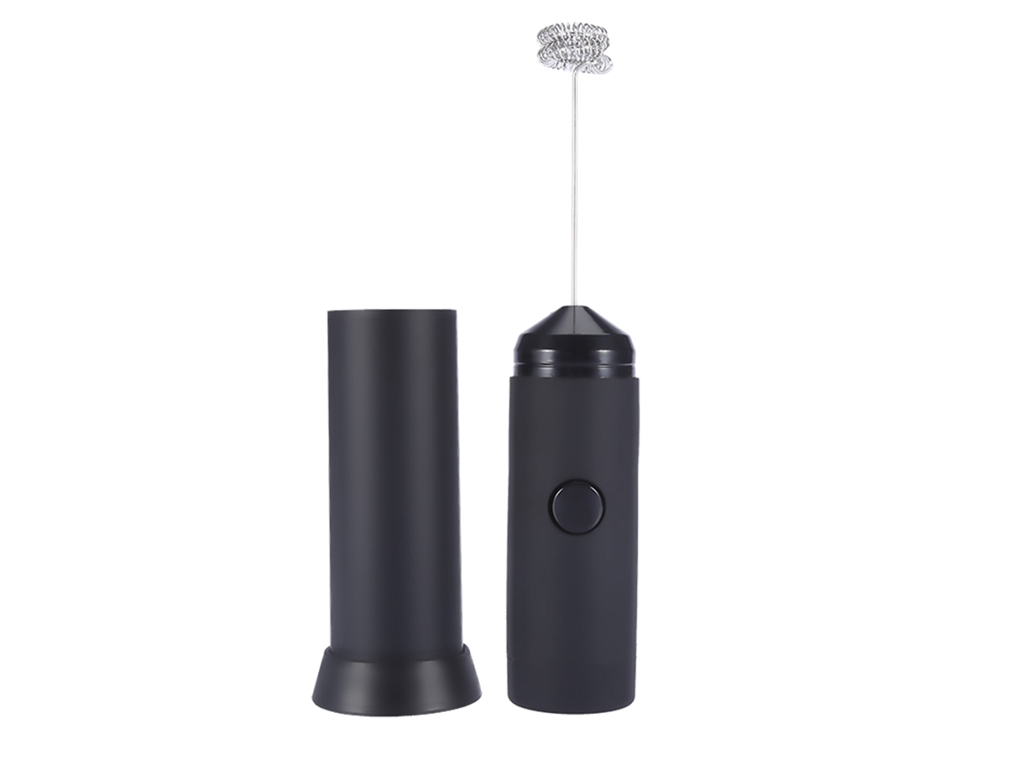 Espumador Elétrico de Leite, Portátil, Aço Inoxidável, para Café, Ovos, Preto AQUAFORGE