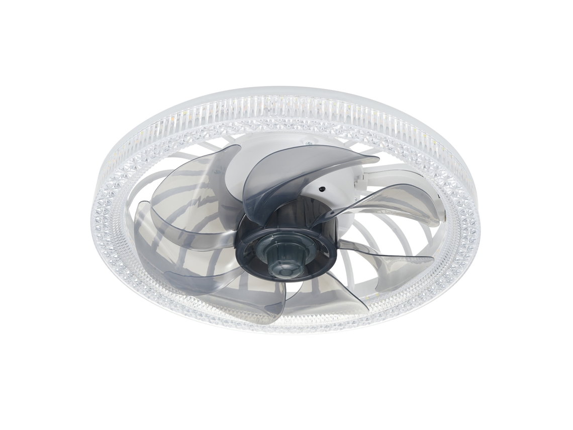 Ventilador de Teto com Luz Led E27 Controle Remoto Ajustável