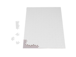 10 Conjuntos Quebra cabeça em Branco DIY A3 26x38.5cm 252pcs para Sublimação Transferência com Pratos de Base | S/MARCA