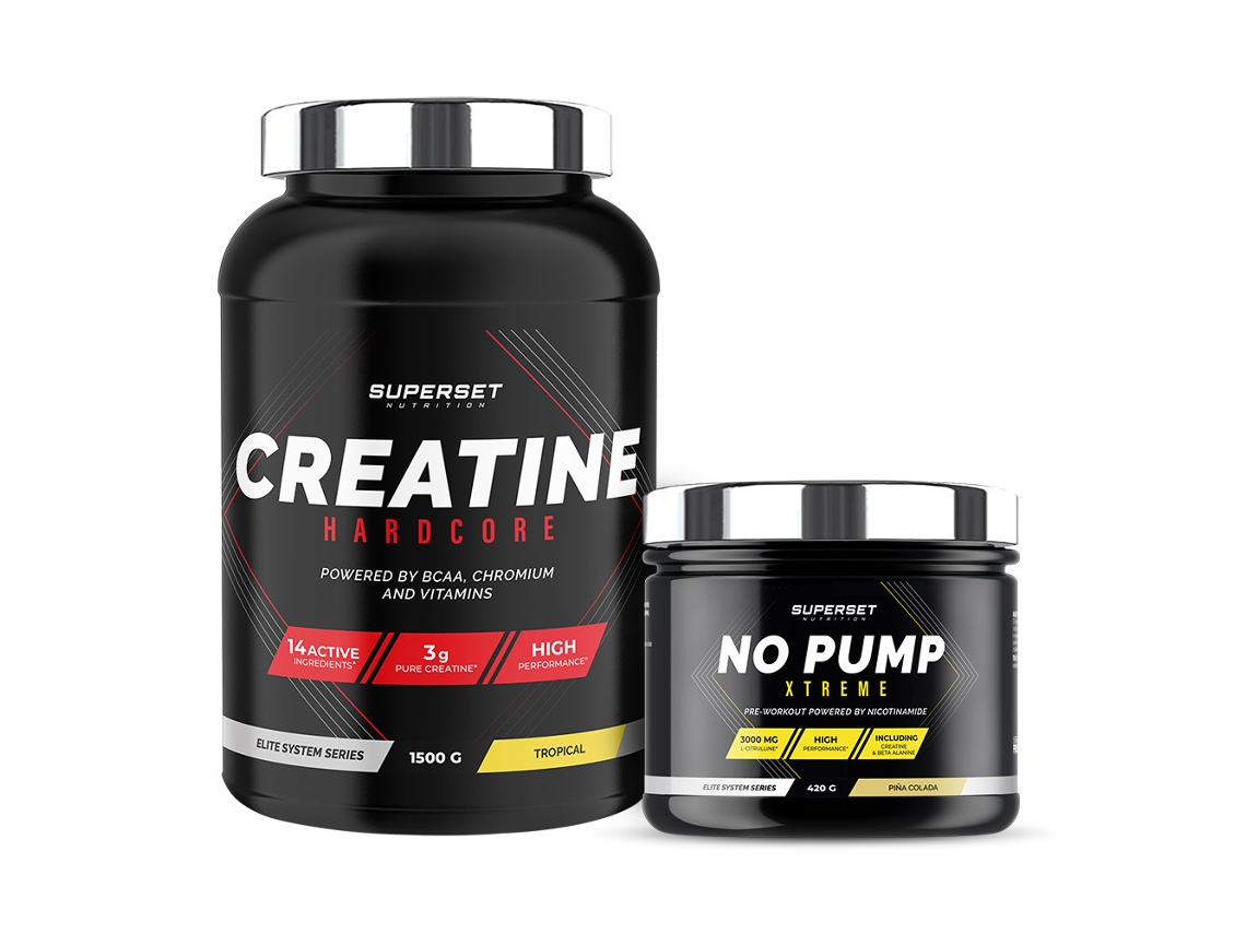 Programa De Volume E Força Hardcore Tropical Creatine No Pump Xtreme Pina Colada Superset Nutrition