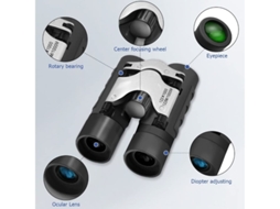 Binóculos Compactos Com Visão Nítida Com Pouca Luz Binóculo Ocular Grande Para Adultos E Crianças Binóculos De Foco Fácil De Alta Potência Bestvite