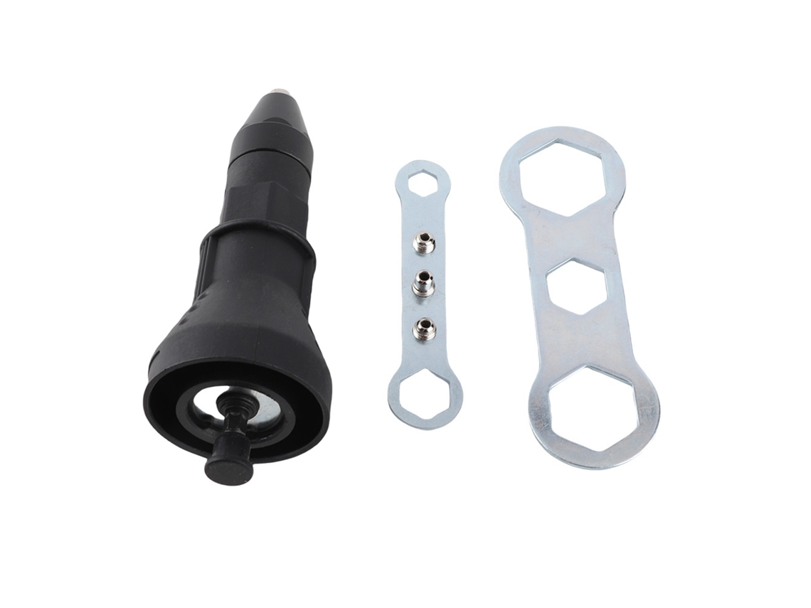 Adaptador De Pistola De Remaches Eléctrico Kit Herramienta De Remachado Adaptador Para Furadeira 2.4~4.8mm Preto