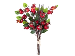 Ramos de Flor Artificial com Frutos de Espinheiro e Romã LAXISCREED