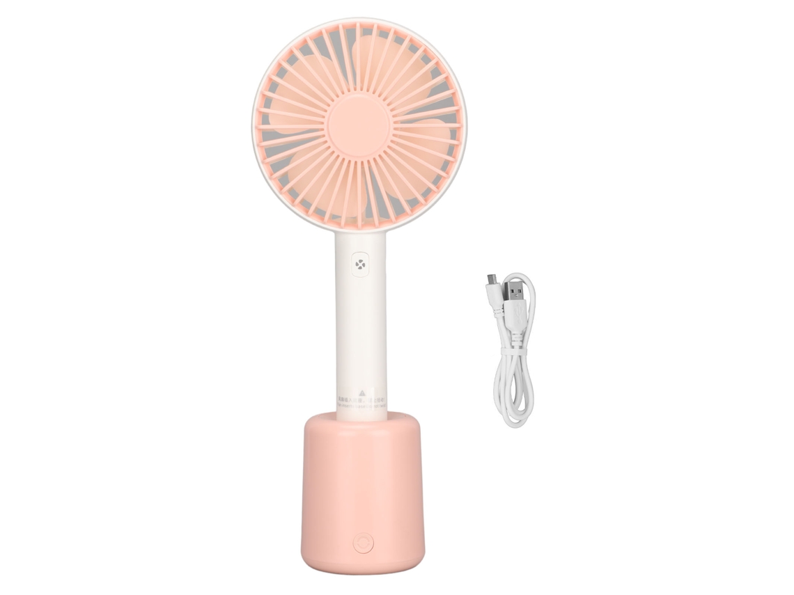 Ventilador Portátil LAXISCREED Usb 3 Níveis Rosa