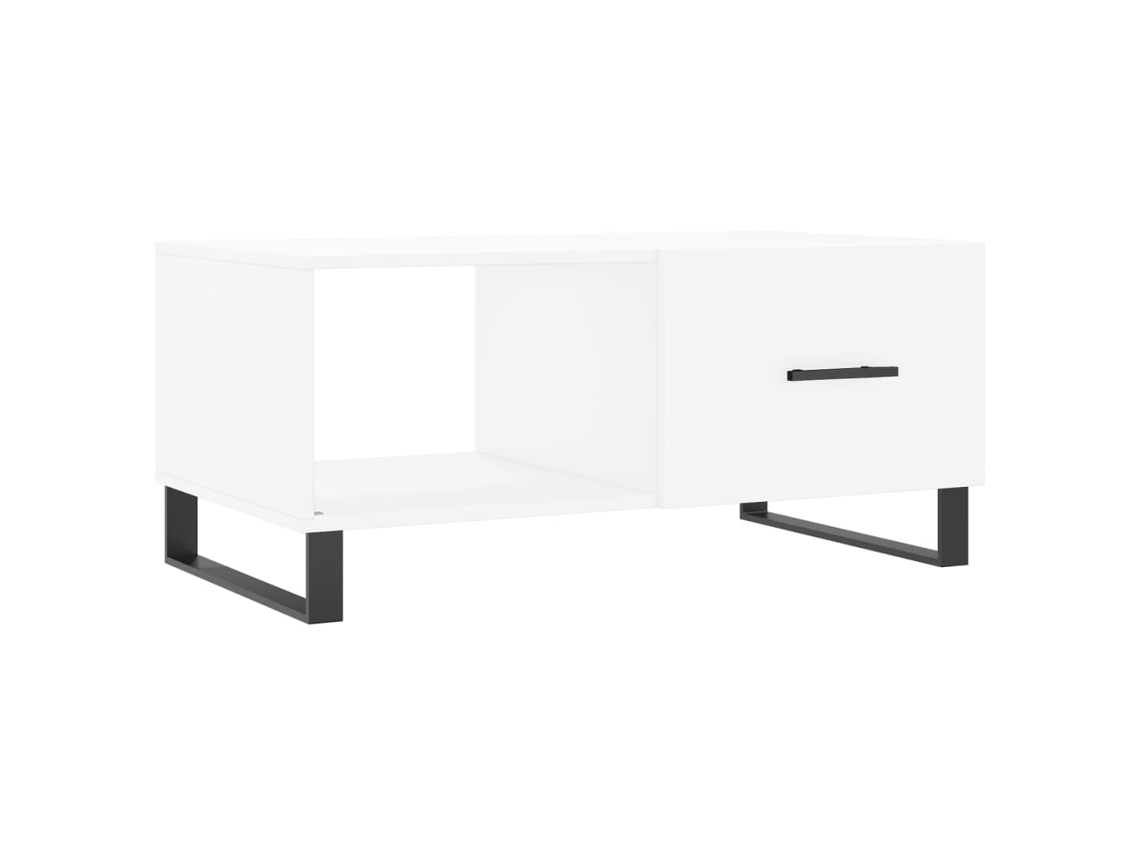 Mesa de Centro 90x50x40 Cm Madeira Processada Branco MAISON EXCLUSIVE