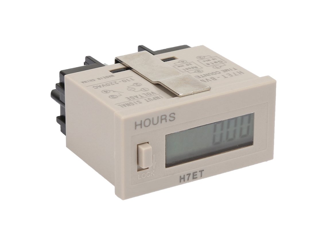 Laxiscreed Contador Digital De Energia Para Entrada Ac 110-220v Com Tela Lcd De 6 Dígitos